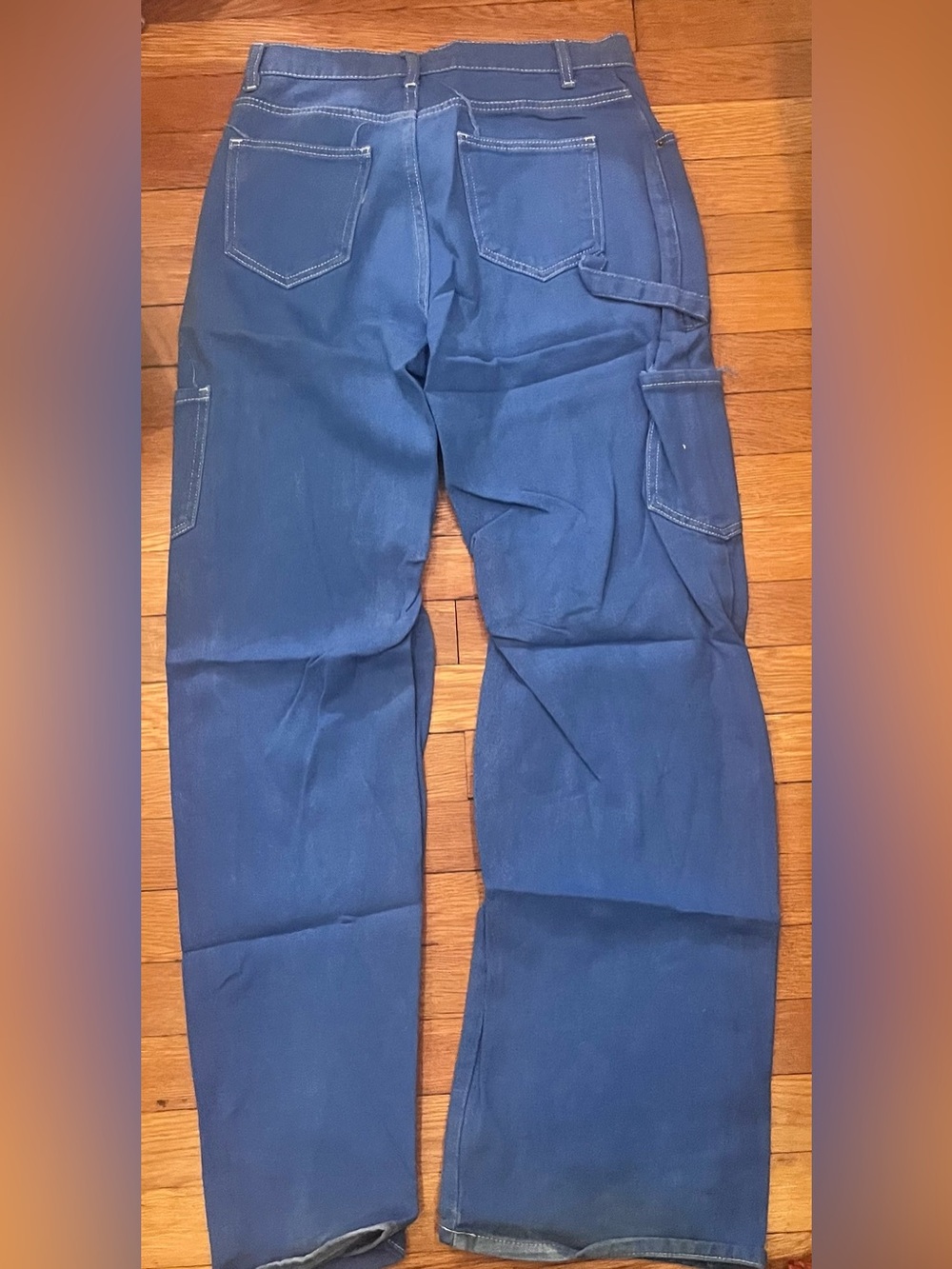 Blue Cargo Pants - Picture 2 of 3